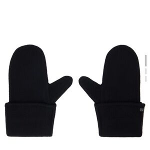 Toteme Black Mittens